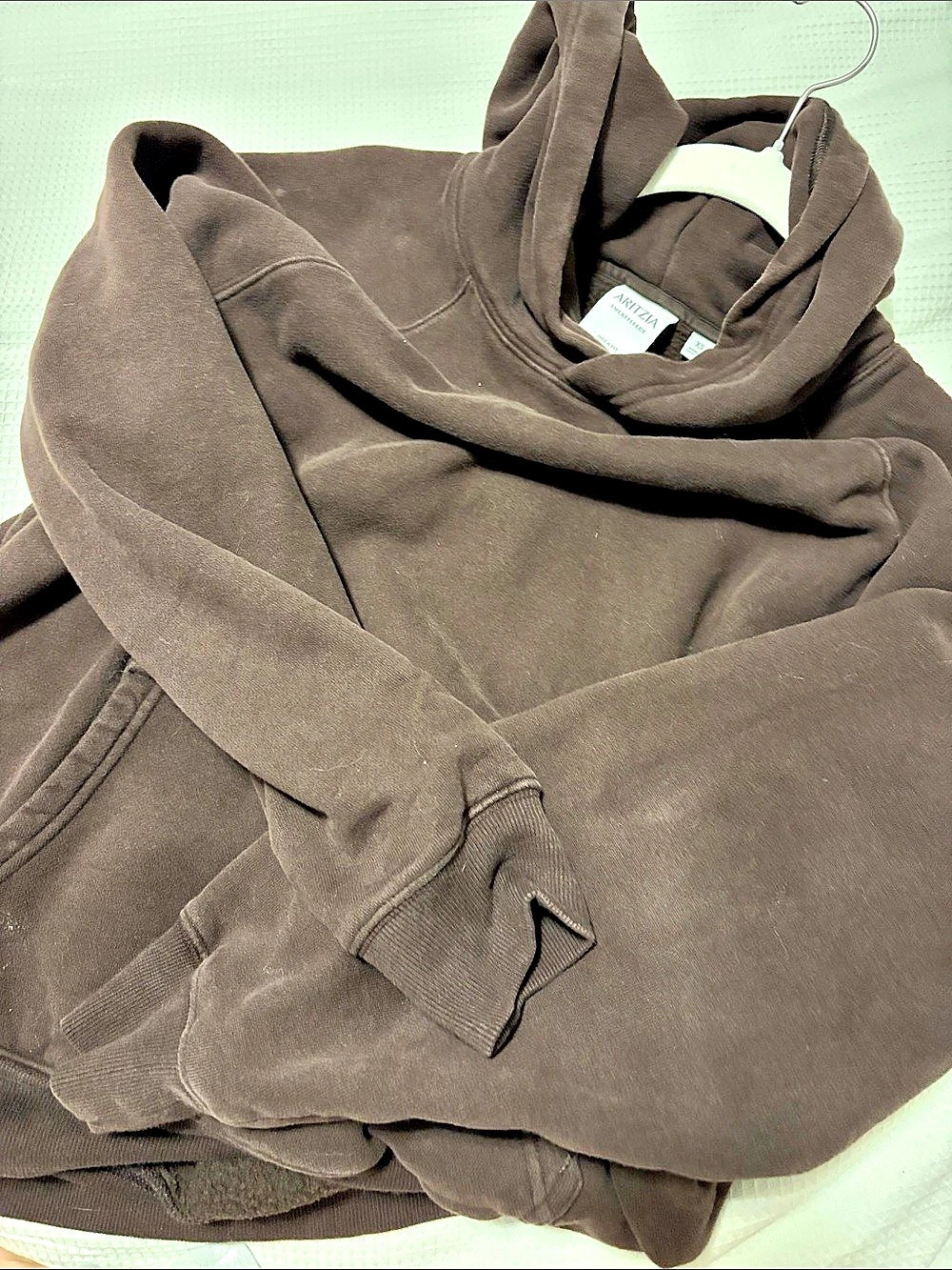 Aritzia Wilfred Free Mega Hoodie Brown Pullover Hoodie